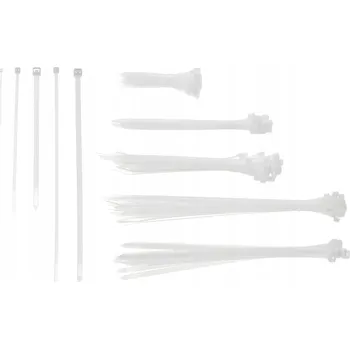 Stahovací páska PARKSIDE STAHovací PÁSKY SAMOZACÍNACÍ SADA 251 KS BÍLÉ MIX STAHOVACÍ PÁSKY