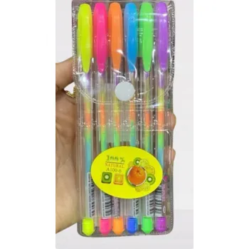 FIX PROPISKA LINER HROTEM, PERO S TENKÝM HROTEM, GELOVÉ PERO, DUHA 12 kusů