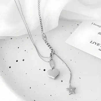 Náhrdelník IZMAEL Náhrdelník AD 28350 Stříbrná KP28350