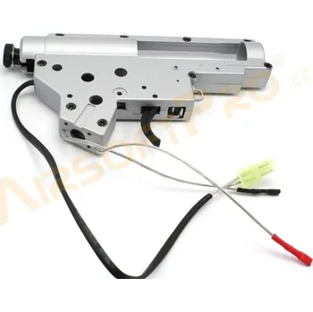Shooter Skelet QD mechaboxu V2 s trnem a mikrospínačem pro M4 - kabely do pažby
