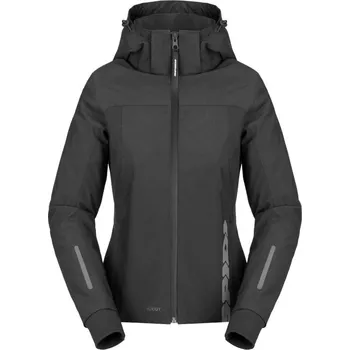 Moto bunda Bunda HOODIE H2OUT 2 LADY, SPIDI, dámská (černá) M