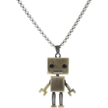 Náhrdelník IZMAEL Náhrdleník Robot Zlatá KP34234