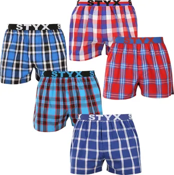 Trenýrky 5PACK pánské trenky Styx sportovní guma vícebarevné (5B110610) XL Možnost vrácení zboží ZDARMA do 120 dnů!