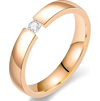 Prsten IZMAEL Dámský Prsten SY 17541 Zlatá/Růžová KP17541 62mm KP17541