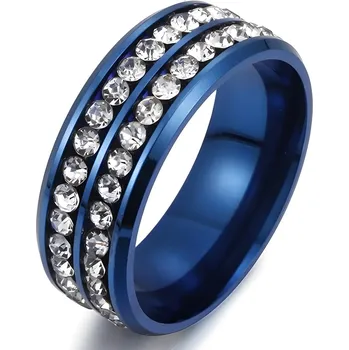 Prsten IZMAEL Prsten KE 16964 Modrá KP16964 69mm KP16964