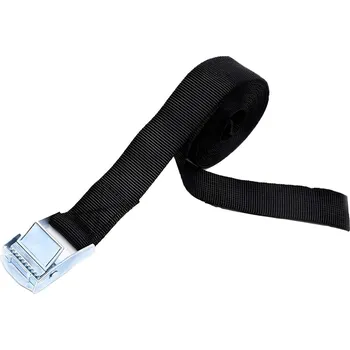 Techsuit Univerzální Upevňovací Pás s Přezkou Černá/10m