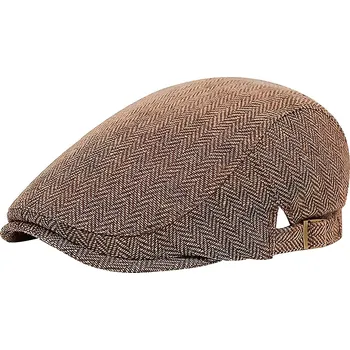 Pokrývka hlavy Pánsky baret BR 29983 Sl.Hnědá