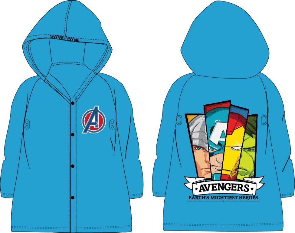 Marvel Chlapecká pláštěnka Avengers Velikost: 104/110