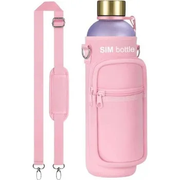 Shaker Sim bottle Pouzdro - růžové + Sleva 3 % pro registrované