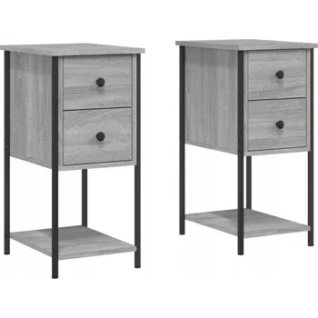 Noční stolek Noční stolek dřevo šedá dub sonoma 32x42x70cm