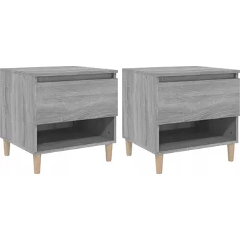 Noční stolek Noční stolek Elegance Šedý Dub Sonoma 50x46x50 cm