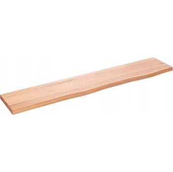 police Police dřevěná 100 x 2 cm odstíny hnědé