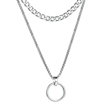 Náhrdelník IZMAEL Náhrdelník YU 20819 Stříbrná KP20819