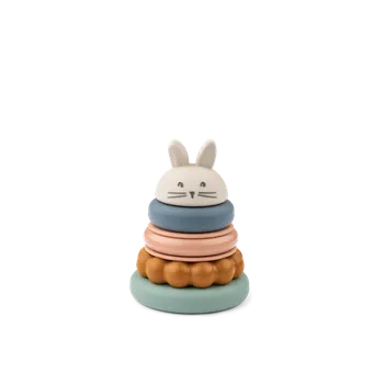 Hračka pro nejmenší Liewood Silikonová skládací věž Donata Sandy multi mix