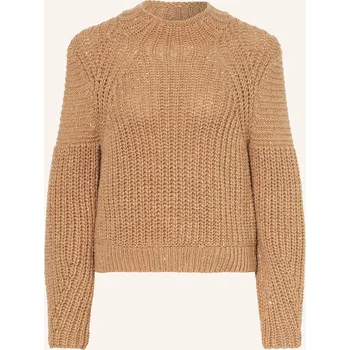 Dámský svetr Marc Cain Dámský Svetr S Flitry, 623 light brown, 42