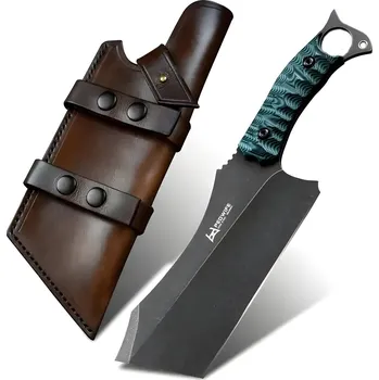 Kuchyňský nůž IZMAEL Kuchyňský sekáček HARAHU MA 29014 Černá 18.7 cm