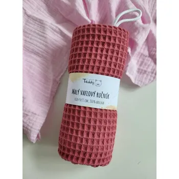 Ručník Malý vaflový ručník malina