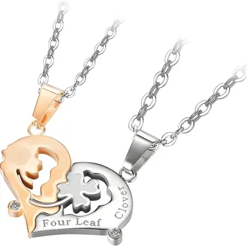 Náhrdelník IZMAEL Náhrdelníky Four Leaf Clover Zlatá/Stříbrná KP21665