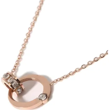 Náhrdelník IZMAEL Náhrdelník KI 15289 Zlatá/Růžová KP15289