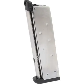 Plynový zásobník na 15 ran pro WE 1911, M.E.U a Des. Warrior - stříbrný