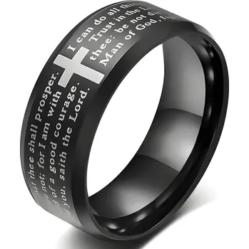 Prsten IZMAEL Prsten SA 31853 Černá KP31853 67mm KP31853