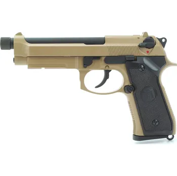 Airsoftová zbraň KJ Works M9 A1 Tan