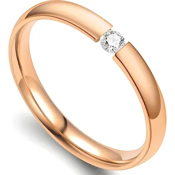 Prsten IZMAEL Prsten UR 17296 Zlatá/Růžová KP17296 62mm KP17296