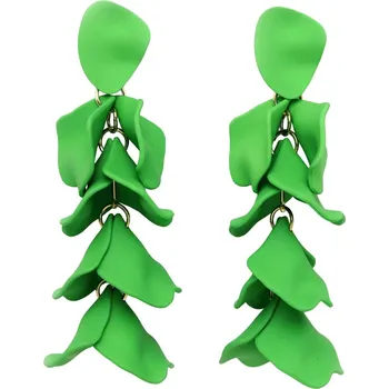 Náušnice IZMAEL Náušnice KI 33998 Zelená KP33998