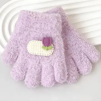 Rukavice Dětské rukavice MA 37677 Fialová