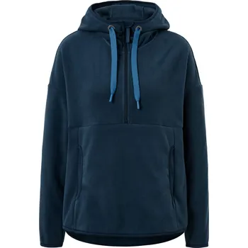 Dámský svetr 692690 - Tchibo - Fleecový svetr s kapucí - pro ženy - vel. L 44/46 - barva: modrá