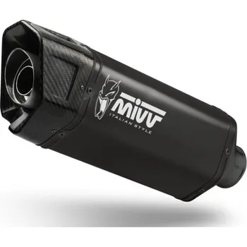 Výfuk pro motocykl Výfuk kompletní 2x1 MIVV SR-1 Y.080.LR1XBN černá