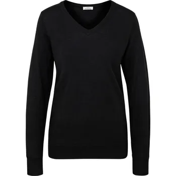 Dámský svetr 713538 - Tchibo - Svetr z jemného úpletu merino - pro ženy - vel. M 40/42 - barva: černá