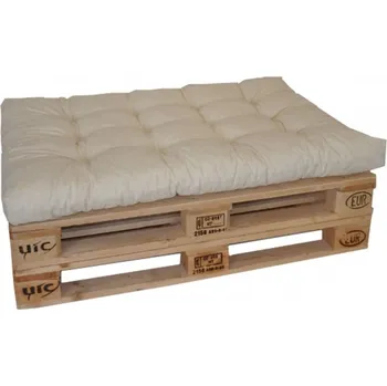 Podsedák Axin Trading s.r.o. Sedák na paletu 120x80 světle béžový melír