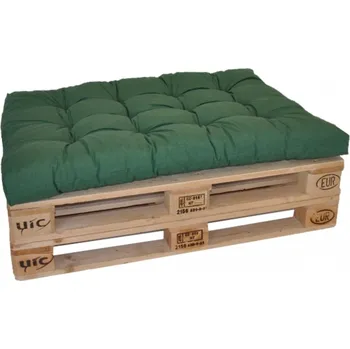 Podsedák Axin Trading s.r.o. Sedák na paletu 120x80 tmavě zelený melír