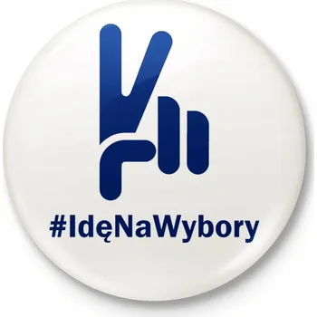 Obraz Button magnet na ledničku Jdu k volbám