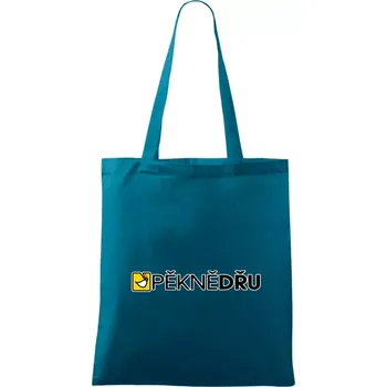 Pěkně dřu lžíce - Taška bavlněná - 42 x 38 cm ( Petrolejová )