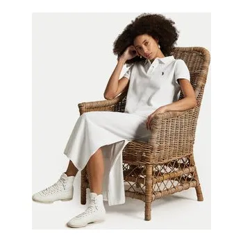 Dámské šaty Polo Ralph Lauren Každodenní šaty 211968291001 Bílá Regular Fit XS
