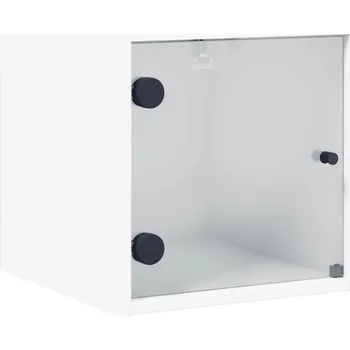 Noční stolek Závěsný noční stolek bílý 35x37x35 cm