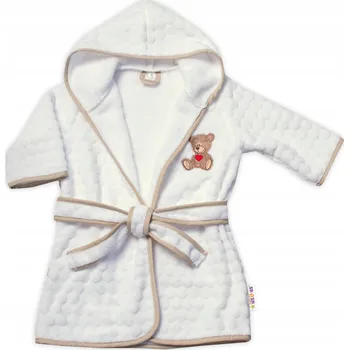 Dívčí župan Baby Nellys župan bílý velikost 116