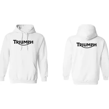 Pánská mikina Mikina s motivem Triumph bíla L