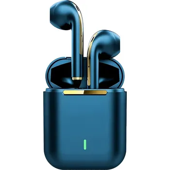 Sluchátka Bezdrátová sluchátka s mikrofonem Modrá