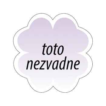 Visačka čtyřlístek Toto nezvadne fialová