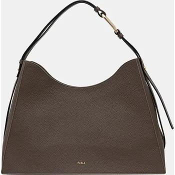 Kabelka Kožená kabelka Furla WB01246.HSF000.2566S hnědá 98X, vel. ONE SIZE