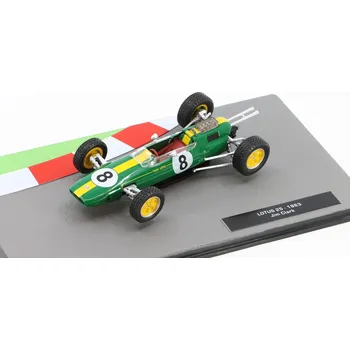 autíčko Lotus F1 25 #8 World Champion Season 1963 Jim Clark 1:43 - časopis s modelem Lotus F1 25 N 8 World Champion Season 1963 - kovový model auta