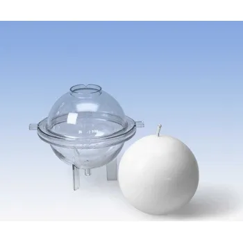 Výroba svíčky Polykarbonátová forma na svíčku koule pr. 8cm