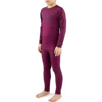 Set dětského termoprádla Dětské funkční prádlo Viking Skido růžová 104-116