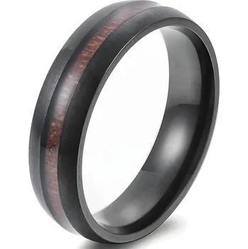 Prsten IZMAEL Prsten TI 17454 Černá KP17454 55mm KP17454