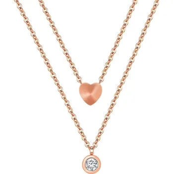 Náhrdelník IZMAEL Náhrdelník CA 15150 Zlatá/Růžová KP15150