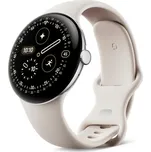Google Pixel Watch 4 (45mm) Porcelain/Silver