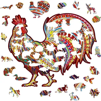 3D puzzle IZMAEL Dřevěné puzzle Rooster/L 252 ks